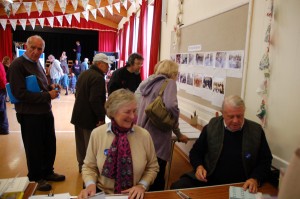 Betty and Stewart Bussell on reception