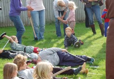 Saxon re-enactment