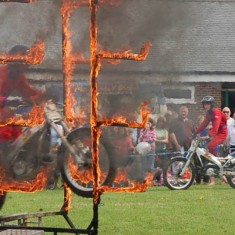 Young bikers, the Eagles, are regular visitors.