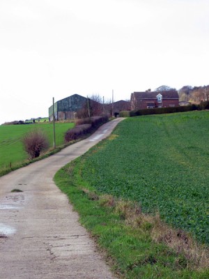 Garston Dairy, high enough above the village to relay signals to wireless receivers Garston Dairy, high enough above the village to relay signals to wireless receivers