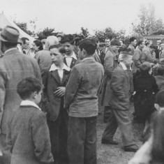 General crowd scene The crowd gathering on the Recreation Ground.