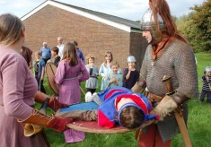 Saxon re-enactment