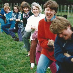 Ladies tug of war