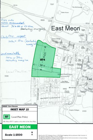 Plan accompanying local plan.