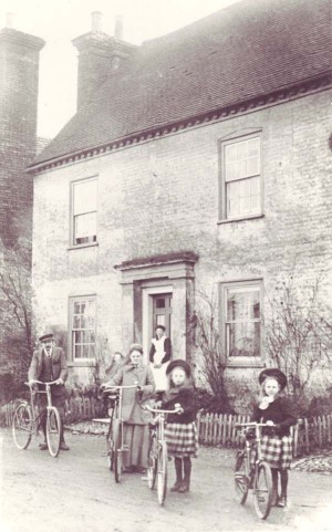 Nurse Micklam and family outside Barnards copy Nurse Micklam and family outside Barnards in about 1905. Nurse Micklam was a disttrict nurse and her husband was a baker.