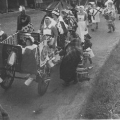 Nurses with cot ... presaging the Opening Ceremony of the 2012 Olympics?