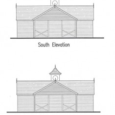 Pavilion side elevations Pavilion side elevations