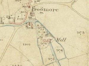 Tithe Apportionment Map of Frogmore, 1853.