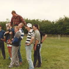 His team carry Rory, and the cup, shoulder-high