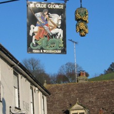 Ye Olde George Ye Olde George Inn, the tallest available building within the village, acted as a relay to houses which could not 'see' the Dairy