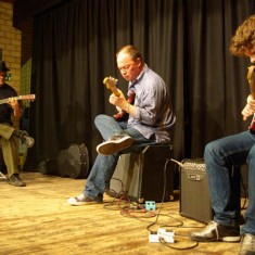 Chris Warren trio Marc Atkinson, Chris Hollis and Hollis jnr