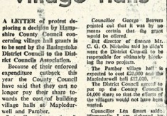 Sale of the Institute & Development of new Village Hall