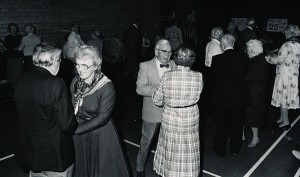 Dance in VIllage Hall. left to right, John and Jean Berry, John Witt
