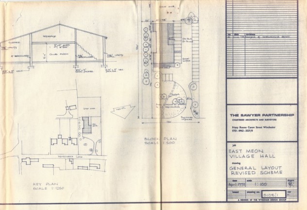 Architect's panel, end elevation, plan of landscape websize