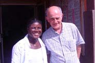 With Ama in Ghana, 2007