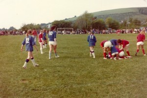 Fundraising women's soccer match versus Portsmouth FC team.