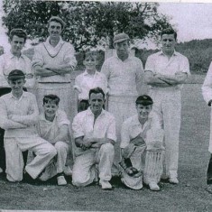 East Meon Cricket Club team in 1970.