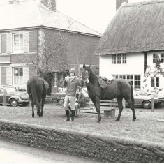 Graham and Cheryl Forrester (brother & sister) web Graham and Cheryl Forrester (brother & sister) outside what was then the New Inn