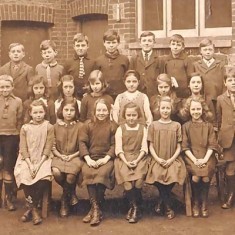 East Meon National School pupils, date unknown.