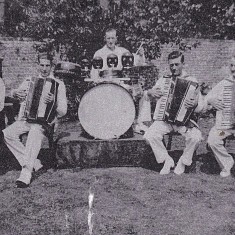 Band, late 1930s. Mrs Smith, George Blackman, William Blackman, Bert Lambert