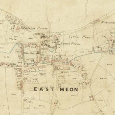 Tithe Apportionment map, 1852, accompanying a detailed audit of the population and occupancy of the parish,
