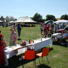 The fete was held on the Village Green in 2006