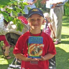 Proud winner of Harry Potter book