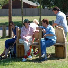 And use was made of the newly erected bench