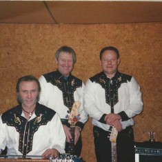 Nickels and Dimes, L - R, Maurie Newman, Les Blackman, Robby Hamilton 