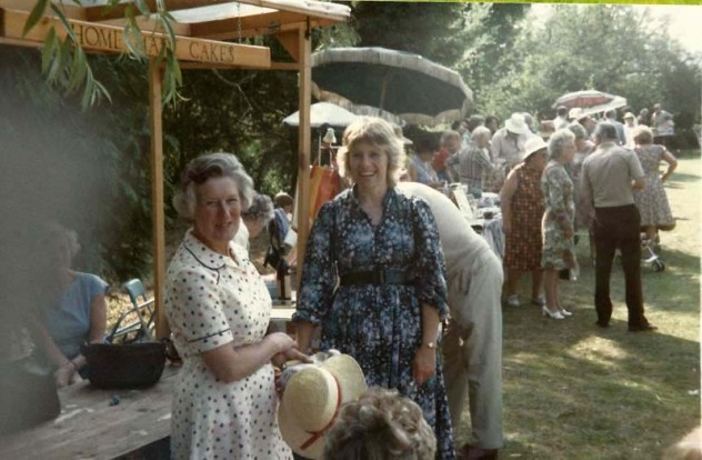 Church Fete, Eileen Atkinson and Jane Atkinson.