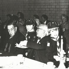 Mr Fielder (Kath Barrow's father), Leslie and Janet Witt.