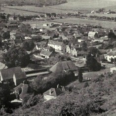 All Saints from Park Hill. No vicarage in Church Street. 1920s?