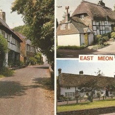 Composite card showing The Cross, Forge Cottage and Hockley and Brook Cottages