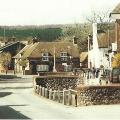 Corner Cottage, High Street and river