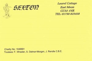 Sexton Charity Comps slip