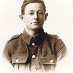 Edward Bone's Army Photo, before he came to Leydene.