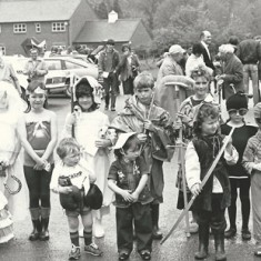 Fancy Dress in Village Hall car park 