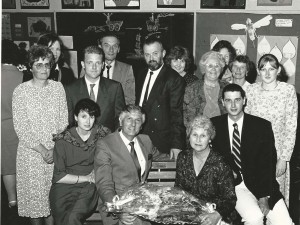 Farewell to Gareth Lewis Farewell to Gareth Lewis.L to R, Linda Foot, Jane Daniel, Louise Lewis and husband, Alistair Wyman, Judith Bartlett, Gareth Lewis & wife, Beth Stevenson, Jay Lewis' mother,