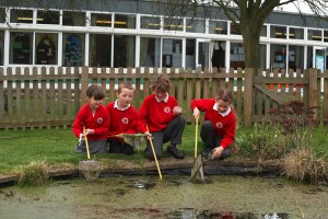 Fishing in pond School Pond 2009