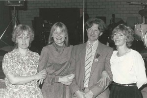 Ginger Phillips with daughters, Wendy, Jane and Susan