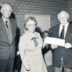 Herbie Goddard receives presentation