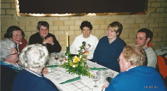 Maureen Knagg, Shirley and Debbie KItcher, Zara Kitcher, Keith Kitcher, Peggy Jeannette, Dot Hickling