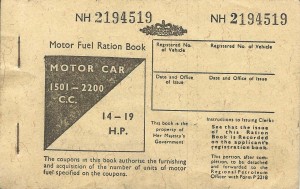 Cover of book of motor fuel coupons 