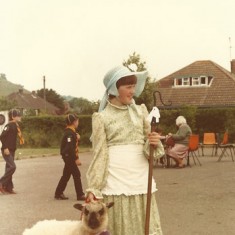 Shepherdess - fancy dress, photo by Stan Smith