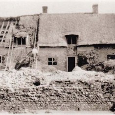 Thatching Paupers Cottages John Baker Collection