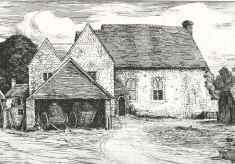 Bryden etchings of East Meon 1905