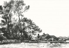 Bryden etchings of East Meon 1905