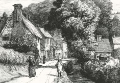 Bryden etchings of East Meon 1905