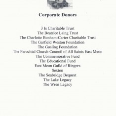 Corporate Donors