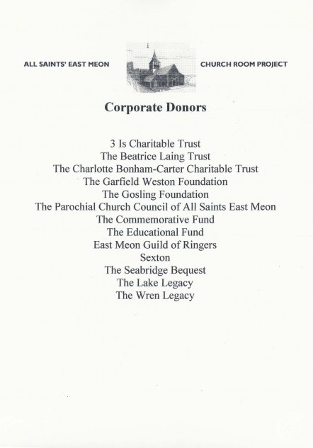 Corporate Donors